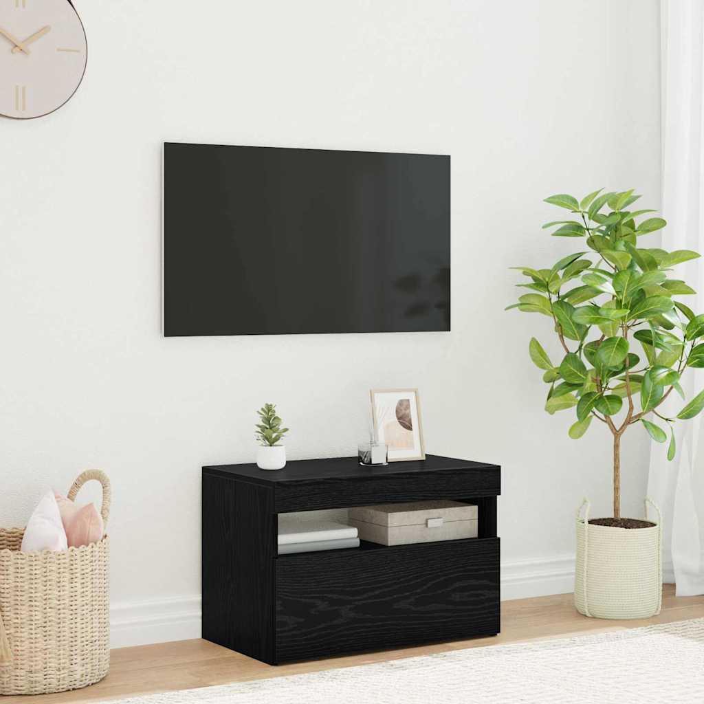 TV Cabinet Black 60 x 35 x 40 cm Engineered wood